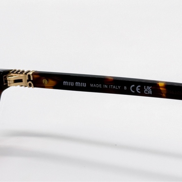 NEW MU04ZS VAU08N WOMEN ROUND EYEGLASSES MIU MIU MU04ZSF VAU08N NEW SMU 04Z - Picture 12 of 13